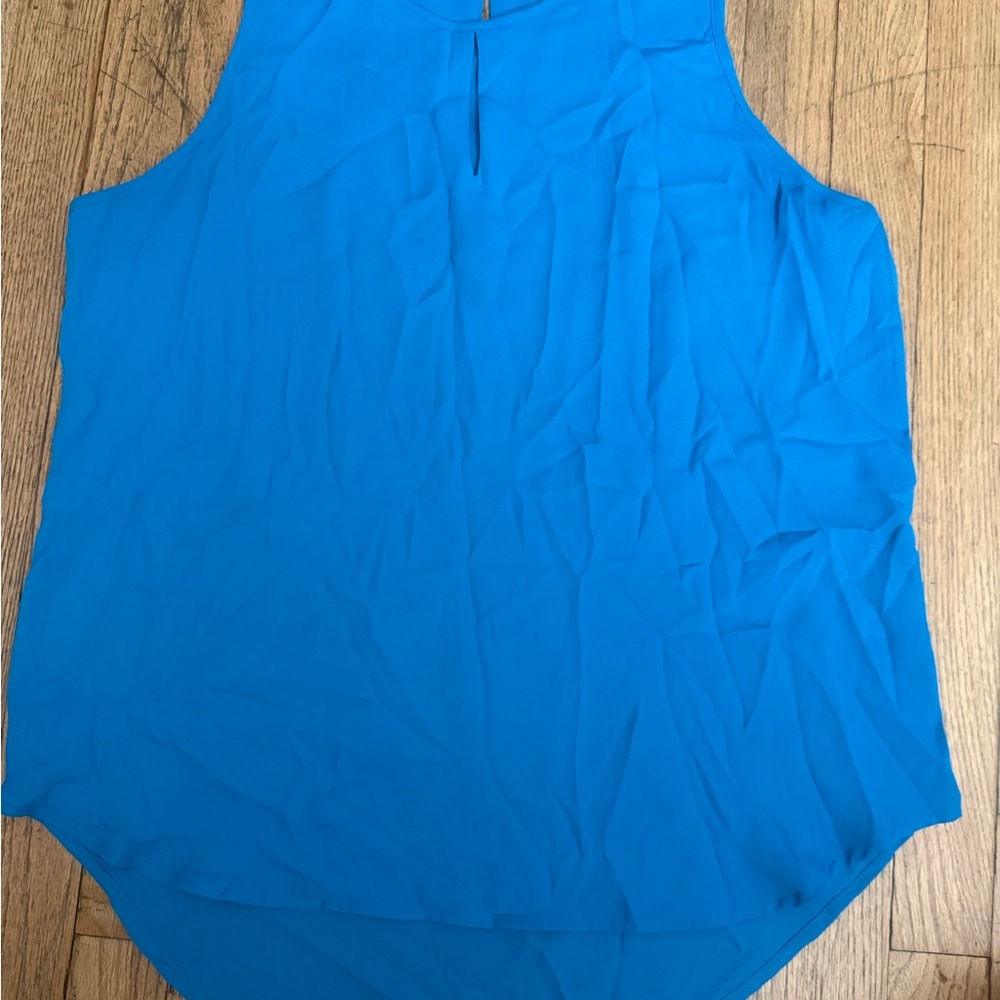 Blue Sleeveless Women's Top